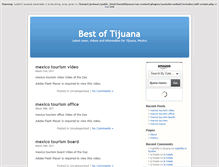 Tablet Screenshot of bestoftijuana.com